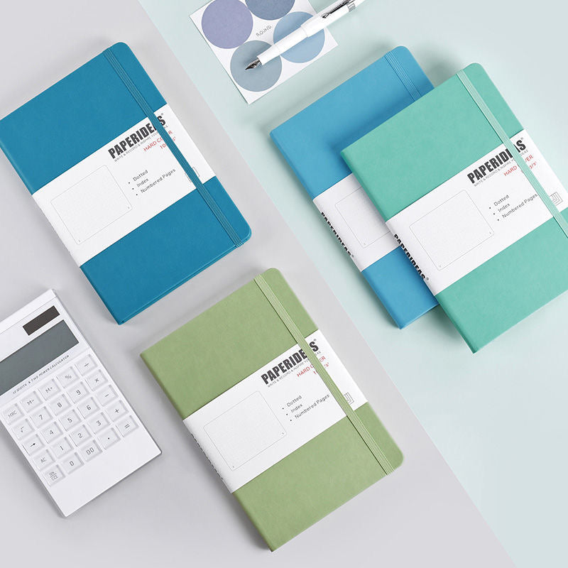 The Everyday Journal | A5 Strapped Notepad with Leather Cover