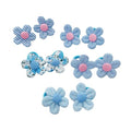 Baby & Kids Flower Hair Ties – 10-Pack No-Damage Elastic Ponytail Holders for Girls
