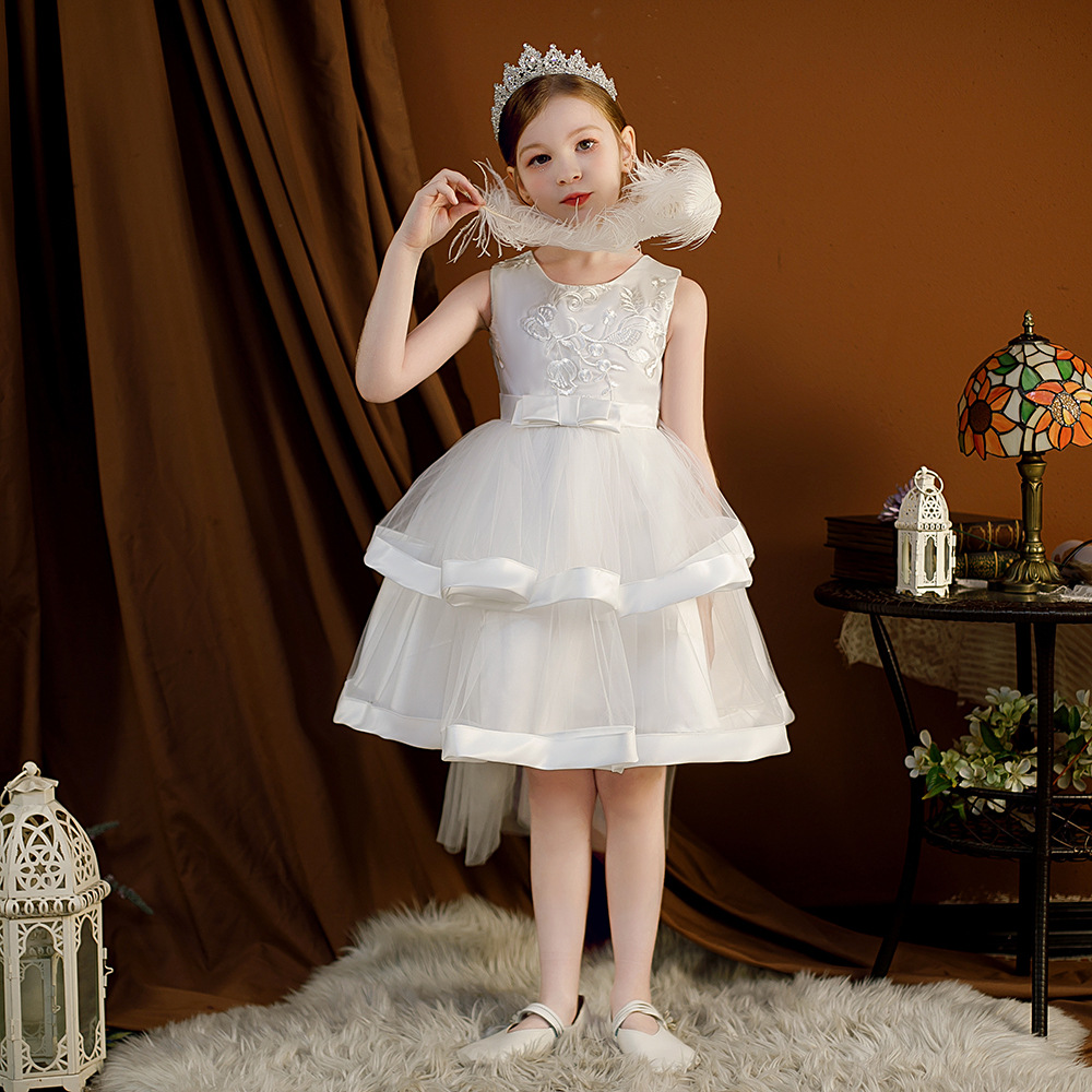 Girls' Puffy Mesh Skirt