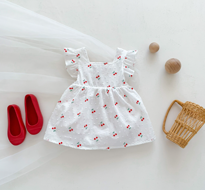 Cotton Summer Dress for Toddler Girls – Sleeveless Sundress Ages 1–3