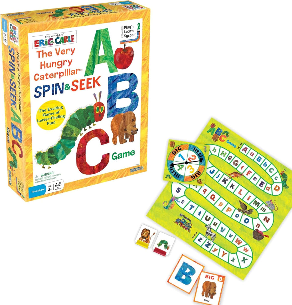 Spin & Seek ABC Game | Eric Carle Alphabet Board Game for Kids
