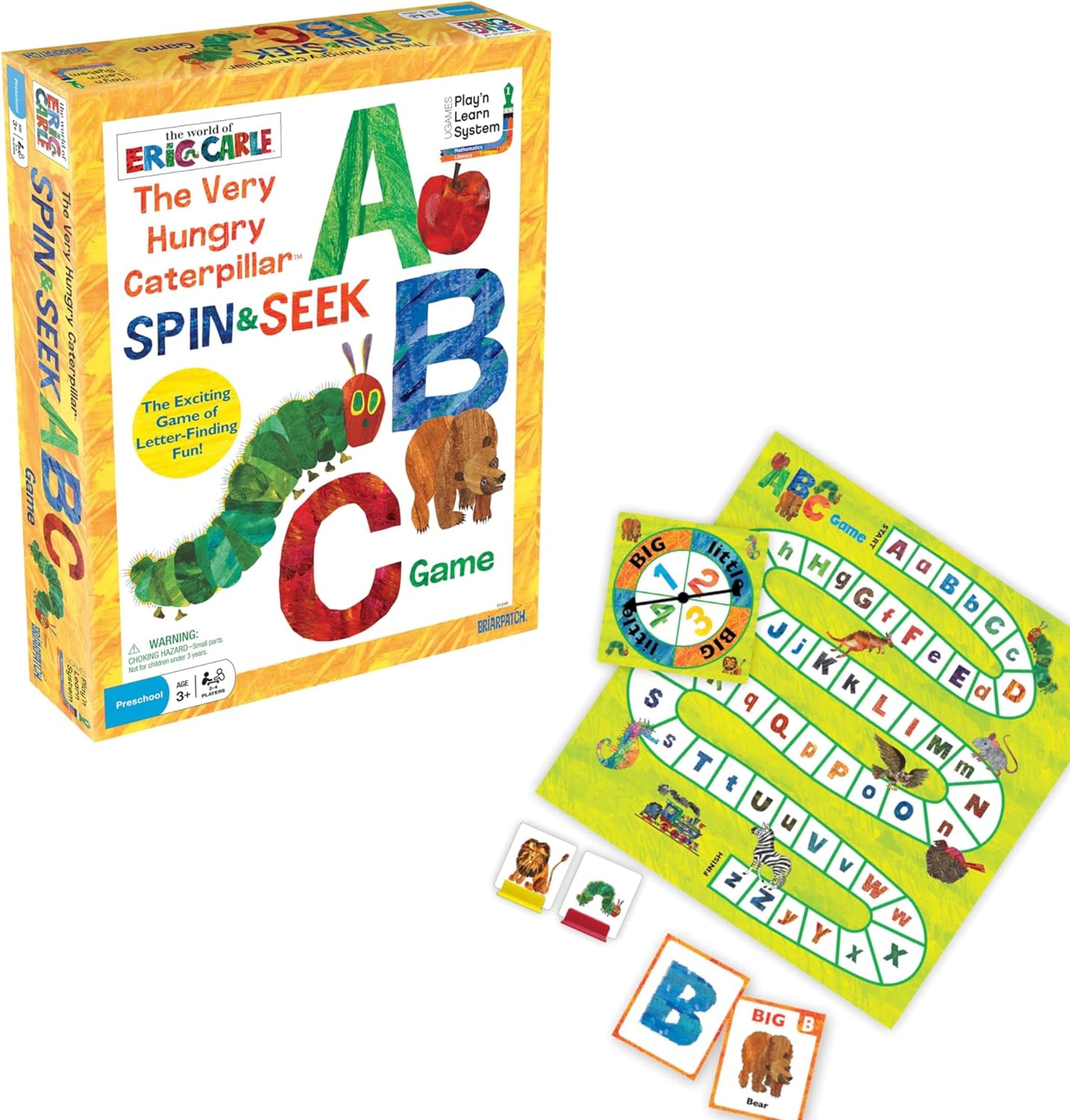 Spin & Seek ABC Game | Eric Carle Alphabet Board Game for Kids