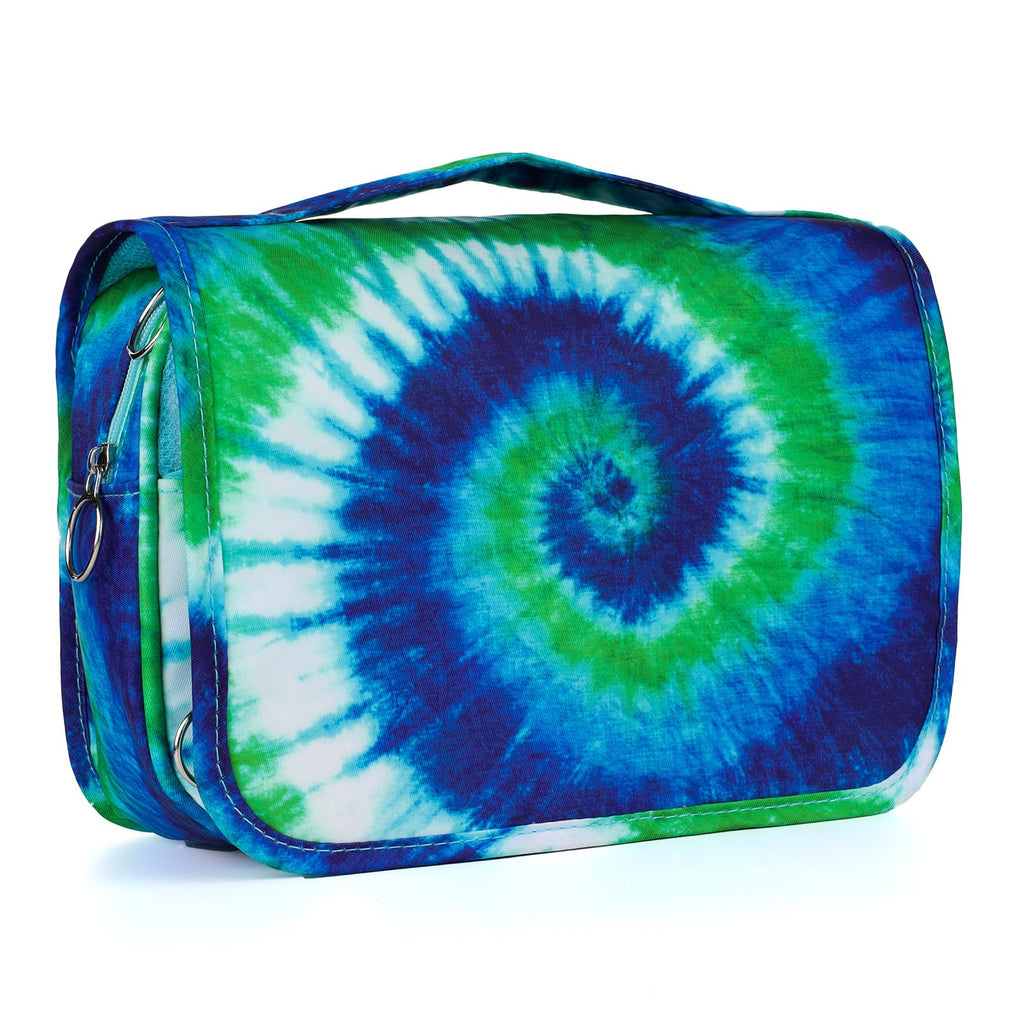 Tie Dye Sleepover Bag for Tweens & Teen Girls | Hanging Toiletry & Cosmetic Organizer