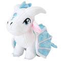 White Dragon Plush Stuffed Animal | 12" Soft Pterosaur Pillow Doll