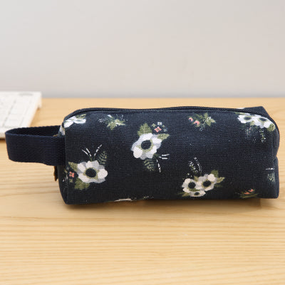 Canvas Pencil Case | Portable Zipper Pouch for Students, Artists & Professionals
