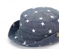 Baby Denim Fisherman Hat | Sun Protection Bucket Hat for Infants 0–6 Months