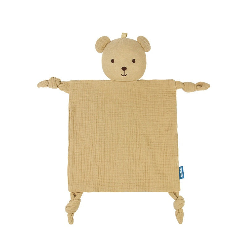 Baby Comfort Towel – Soft PP Cotton Security Blanket for Newborns in 5 Animal Designs