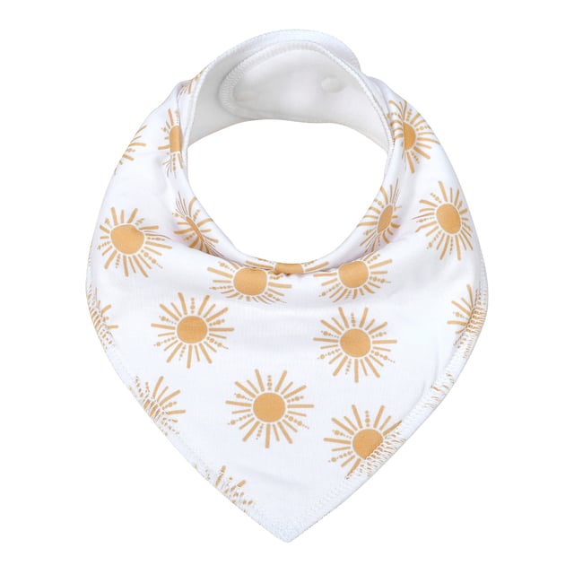 Baby Handkerchief Bib – Soft Cotton Drool Bib for Newborns in 8 Colors