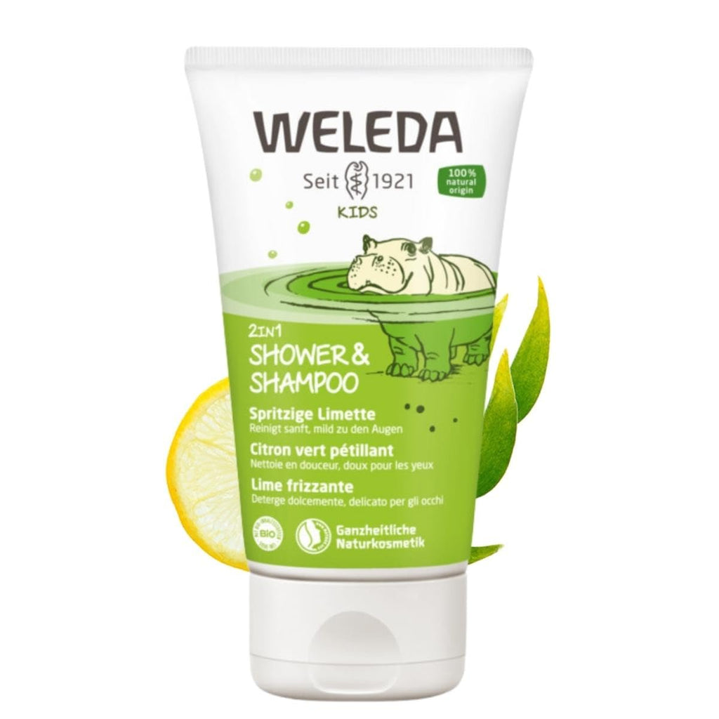 Weleda Kids 2-in-1 Lively Lime Shampoo & Body Wash 150ml
