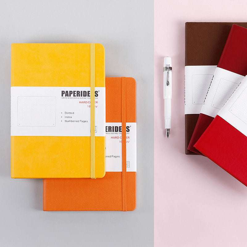 The Everyday Journal | A5 Strapped Notepad with Leather Cover