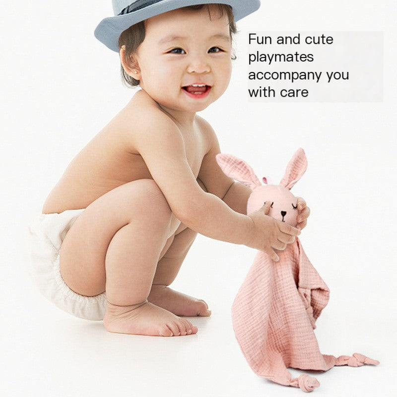 Baby Comfort Towel – Soft PP Cotton Security Blanket for Newborns in 5 Animal Designs