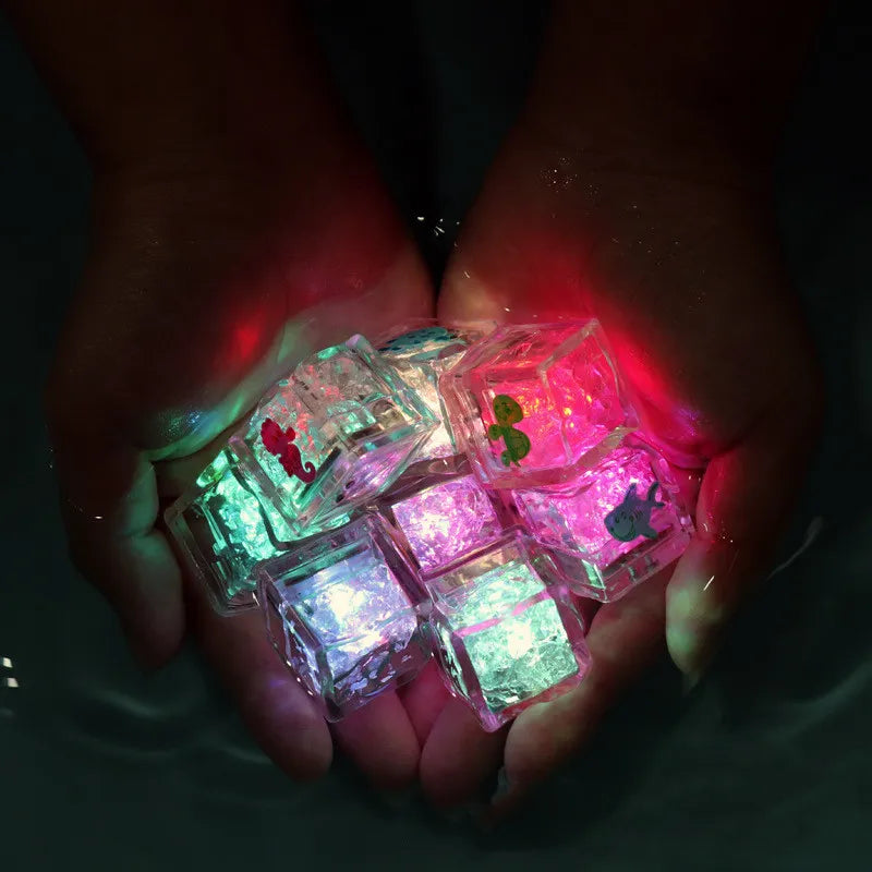 Glowing Bath Toys – Waterproof Light-Up Magic Ice Cubes for Kids