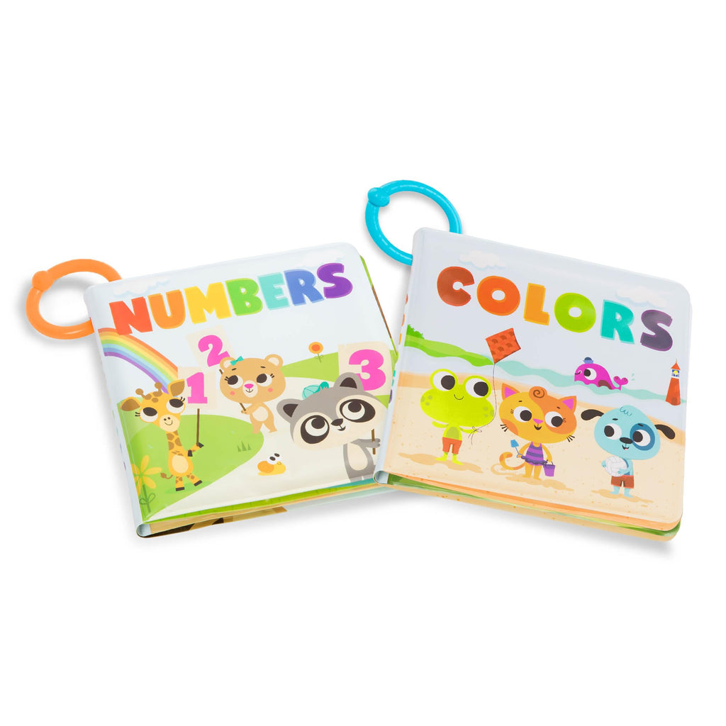 Tub Time Books 2-Pack – Waterproof Bath Books for Colors & Numbers