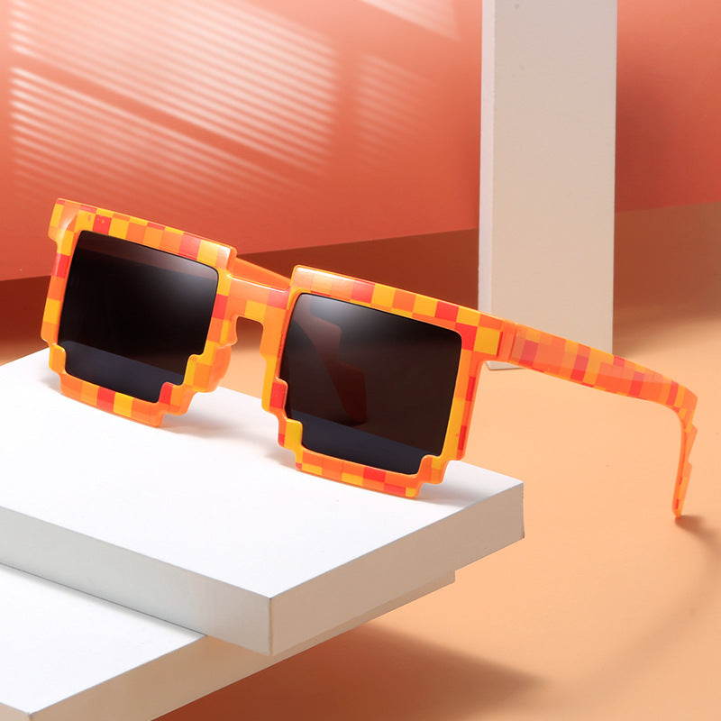 Building Blocks Mosaic Sunglasses – Fun UV Protection for Kids & Teens