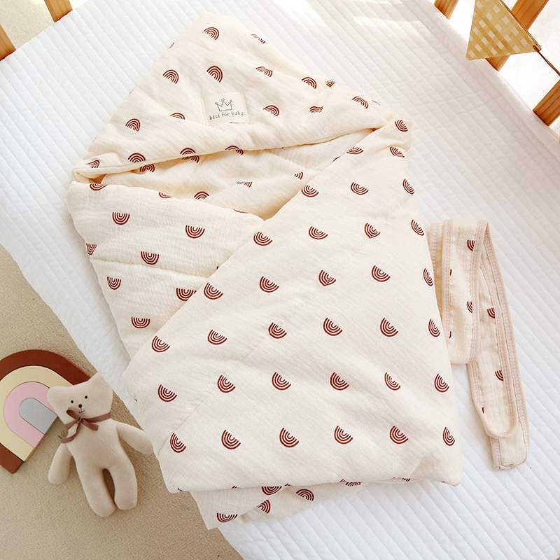 Cozy Animal Hug Quilt for Kids & Babies – Soft Crepe Cotton Blanket in Cute Designs
