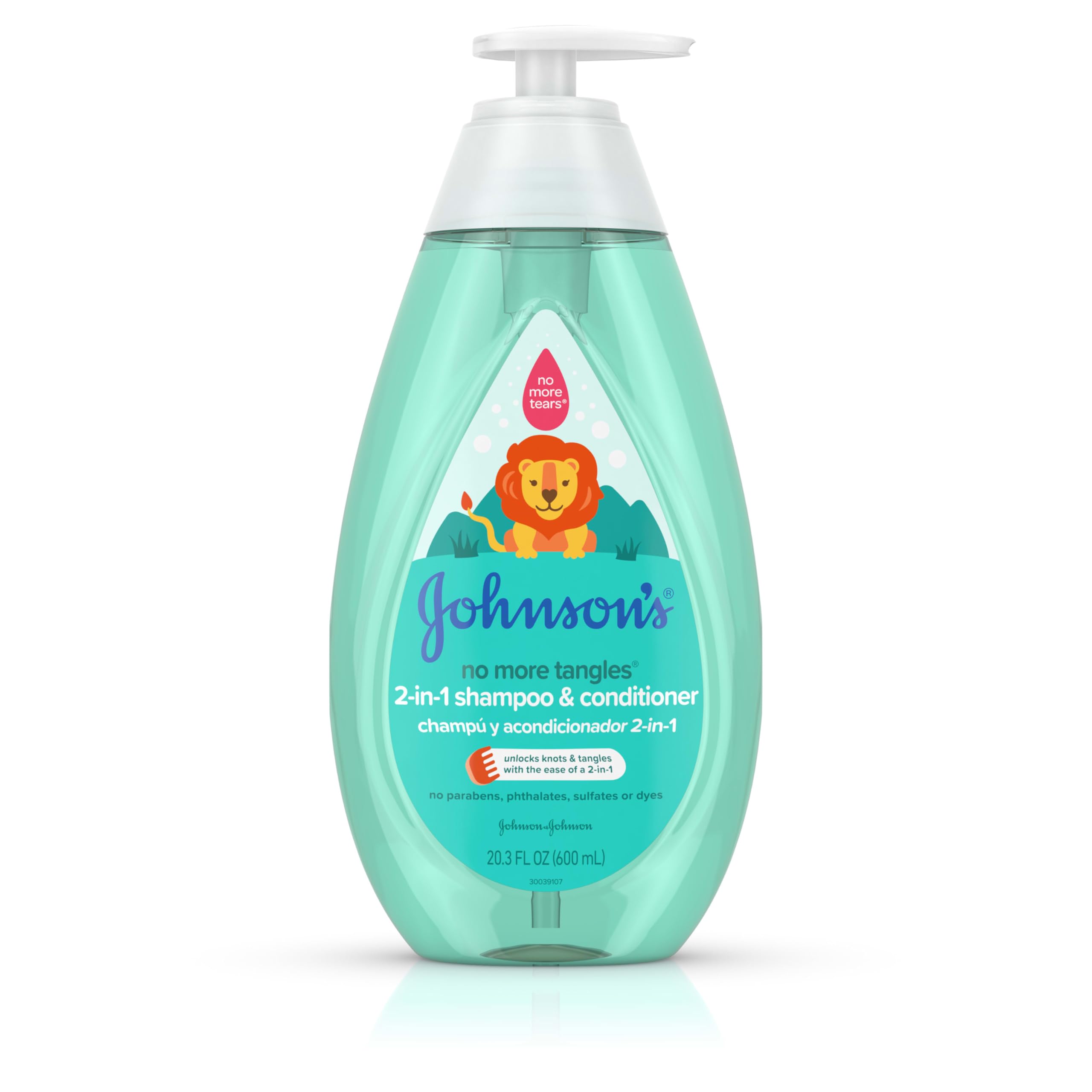 Johnson's Kids No More Tangles 2-in-1 Detangling Shampoo & Conditioner