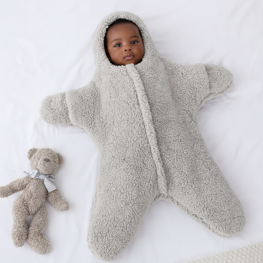 Star Baby Cuddling Quilt