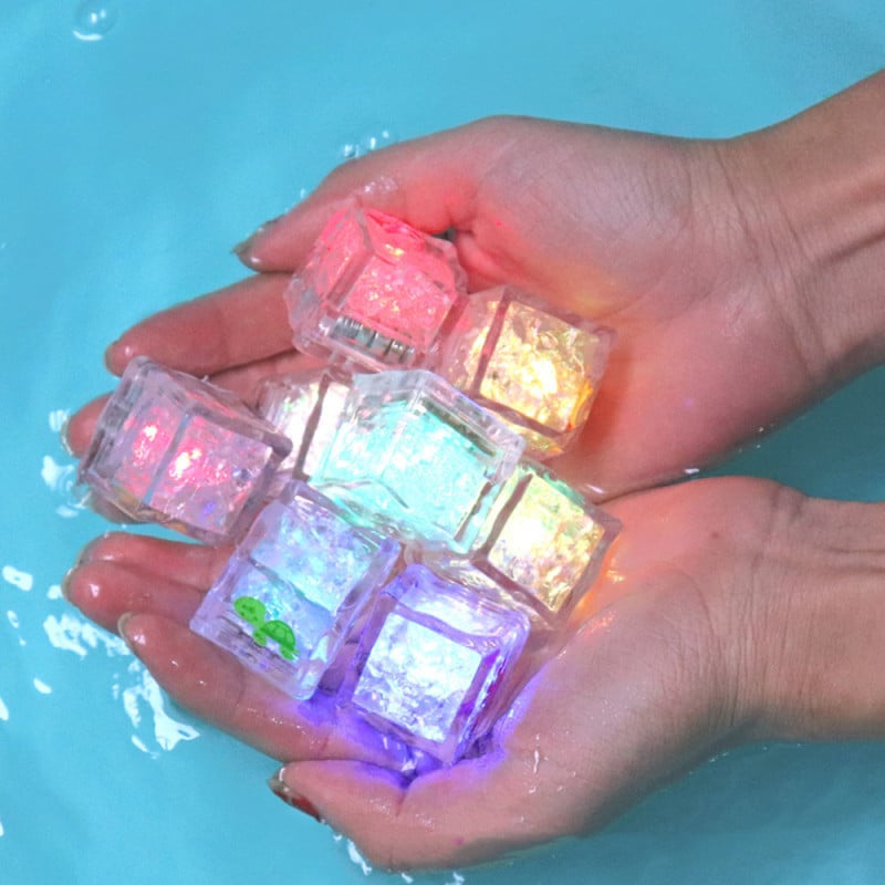 Glowing Bath Toys – Waterproof Light-Up Magic Ice Cubes for Kids