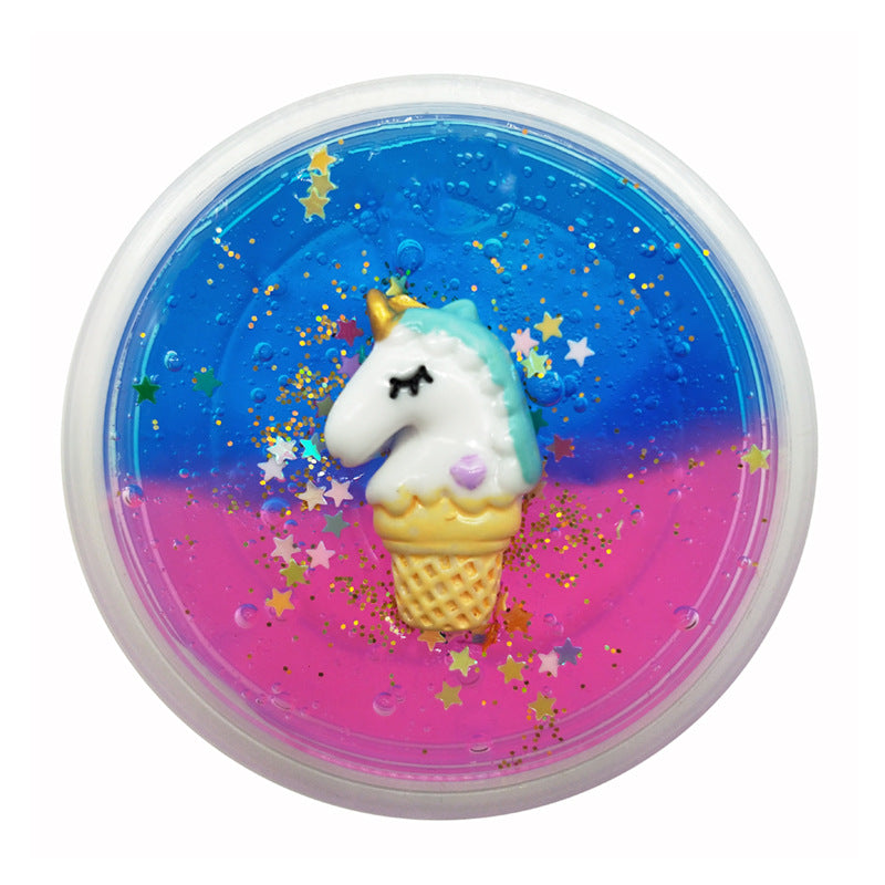 Unicorn Crystal Slime with Gradient Colors - 60ml