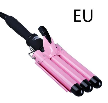 Triple Barrel Hair Curler Iron – Nano-Titanium Ceramic Waver with LCD Temperature Control