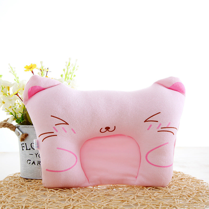 Cartoon Newborn U-Shape Pillow – Soft Cotton Baby Support Pillow for Nap Time