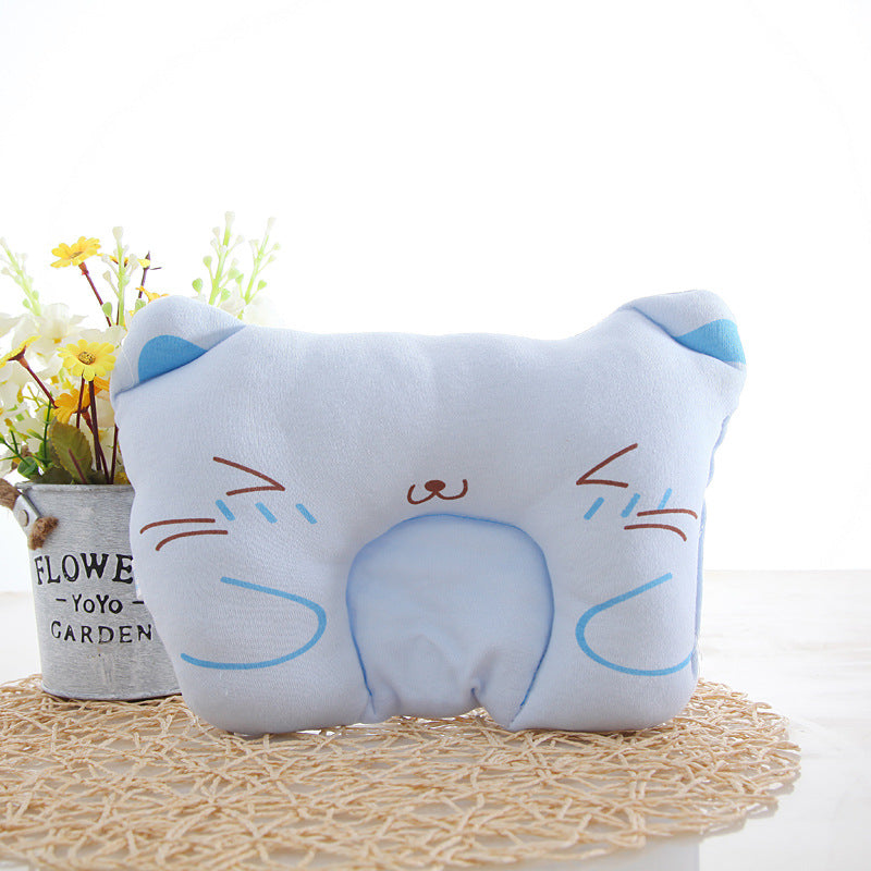 Cartoon Newborn U-Shape Pillow – Soft Cotton Baby Support Pillow for Nap Time