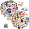 Generic 100Pcs Water Bottle Stickers for KidsWaterproof Stickers for Kids Classroom Prizes for Kids Teens Girls StudentsStickers Book Lover