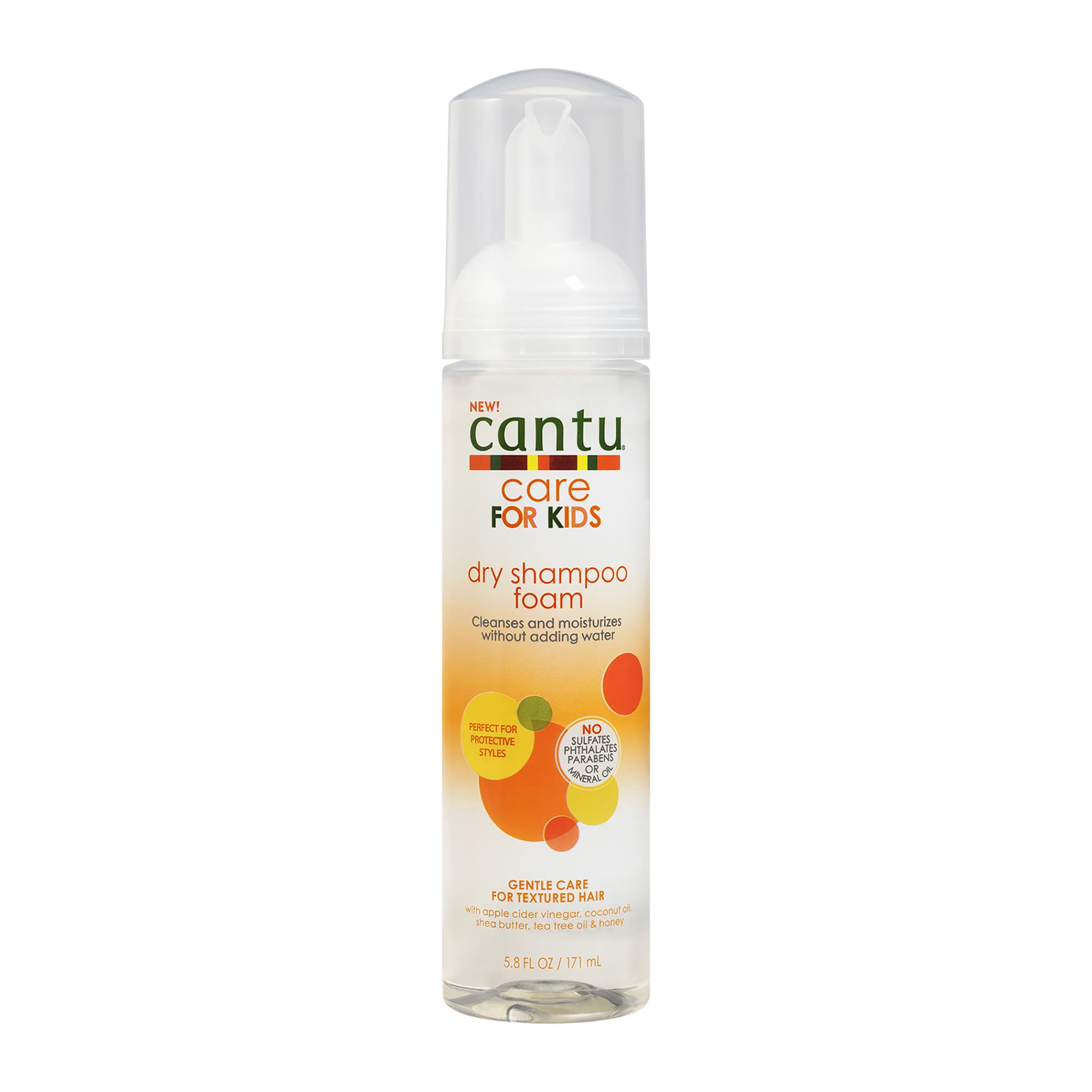 Cantu Care for Kids Co-Wash Foam – 5.8 fl oz