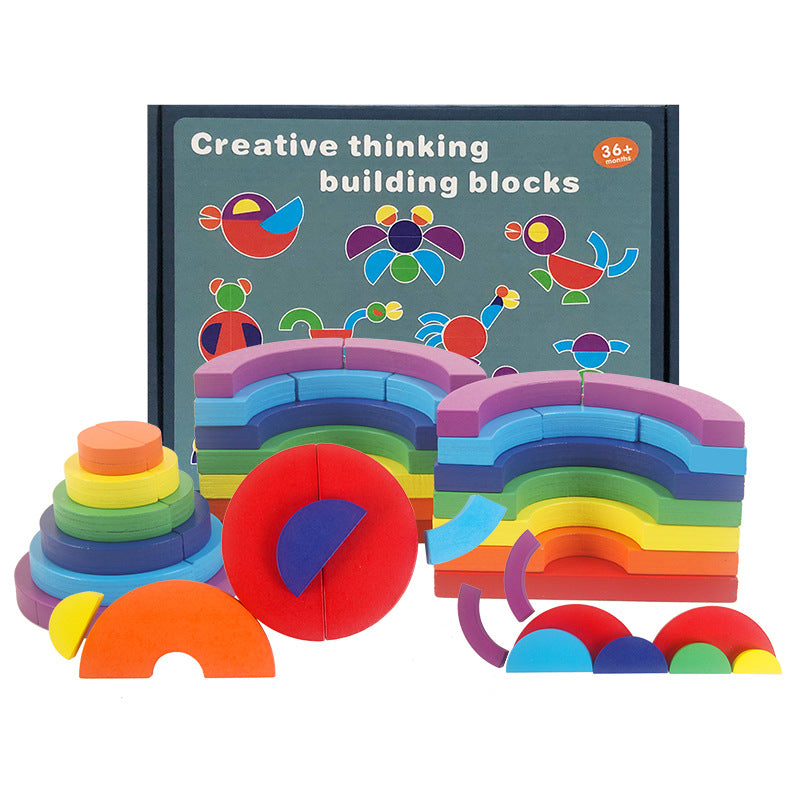 Thick 3D Puzzle for Early Education Kids Creative Toys