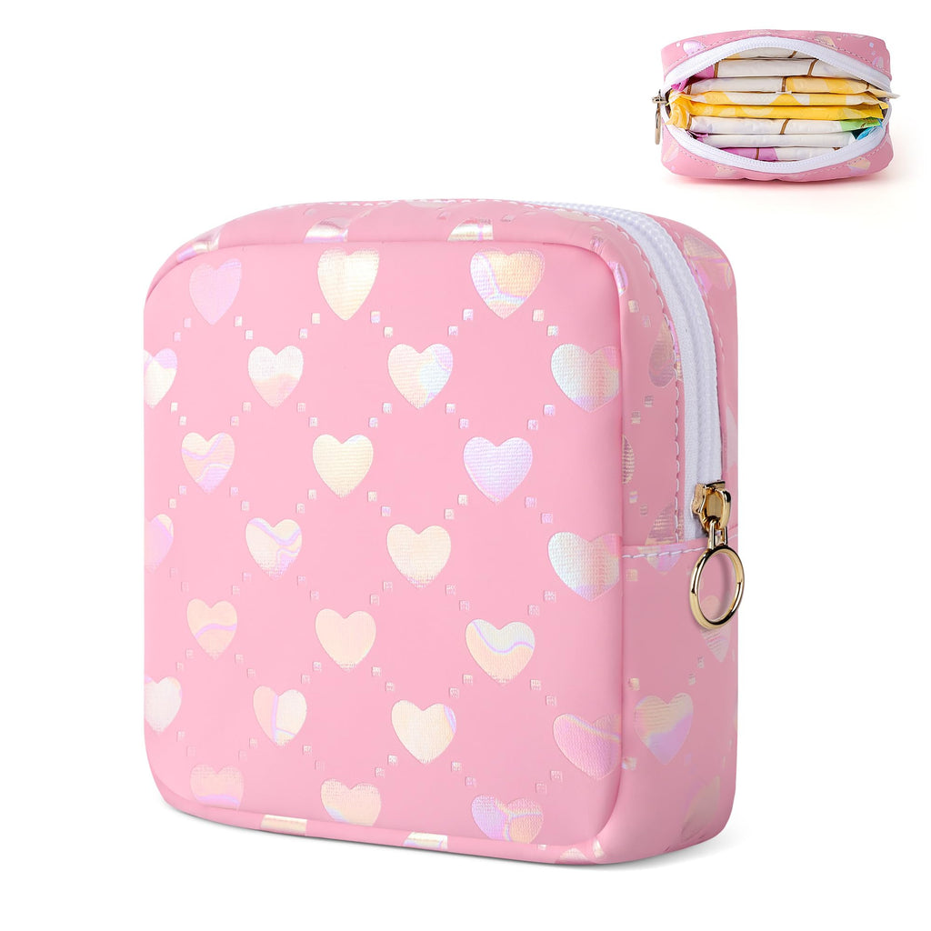 Pink Love Mini Organizer Pouch