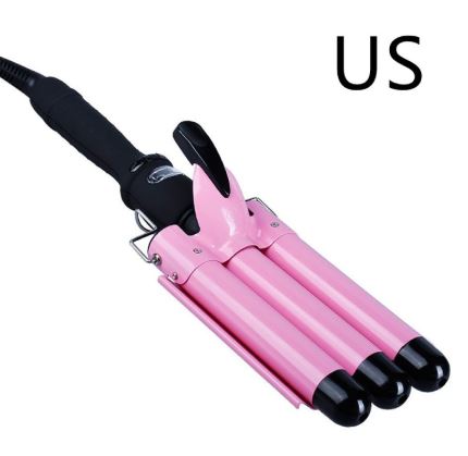 Triple Barrel Hair Curler Iron – Nano-Titanium Ceramic Waver with LCD Temperature Control