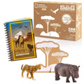 National Geographic Kids Activity Journal Set – African Savannah Wildlife Explorer