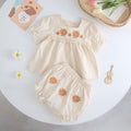 Summer Baby Romper – 100% Cotton Short Sleeve Triangle Crawling Suit