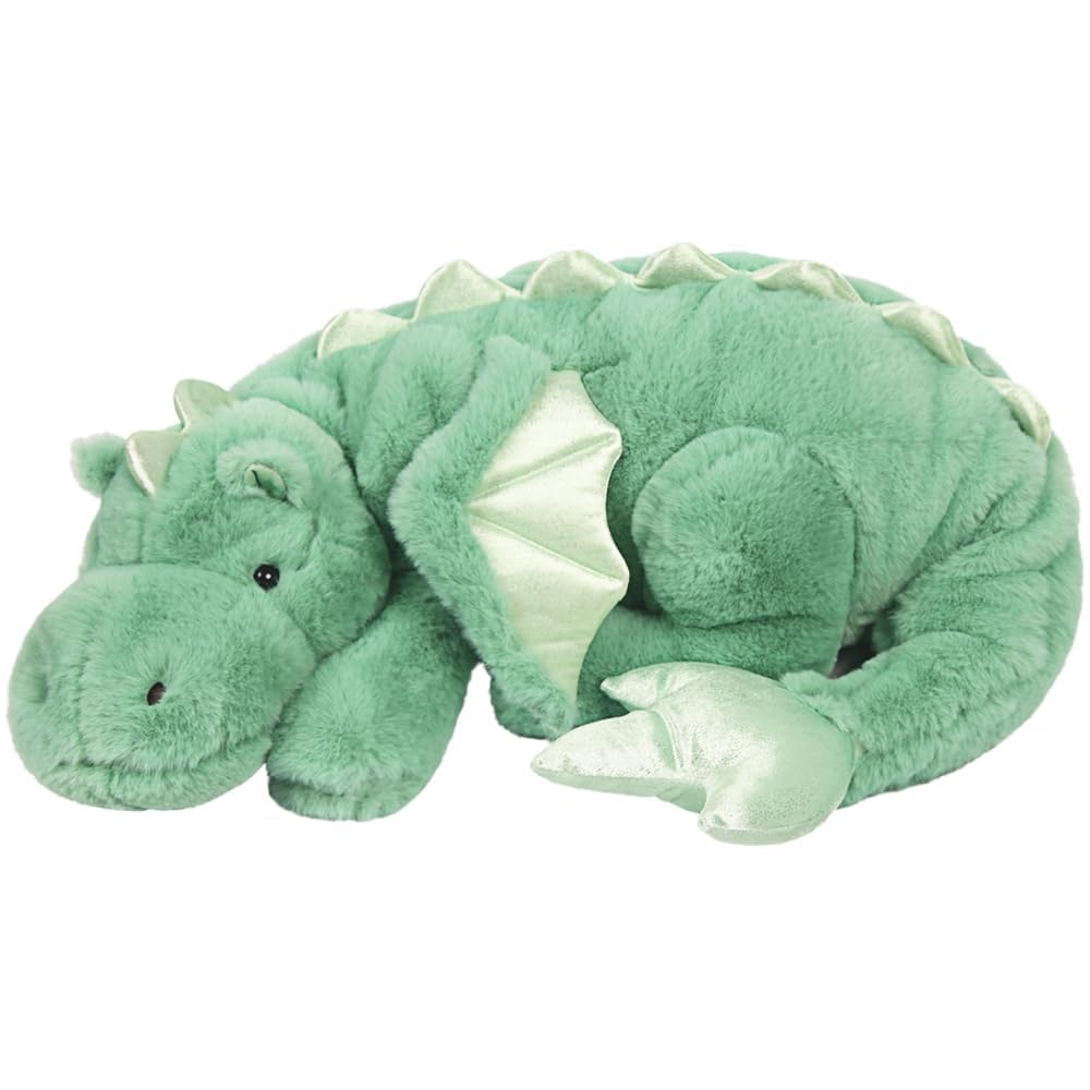 Giant Green Dragon Plush Pillow – 28" Super Soft Stuffed Animal with Wings
