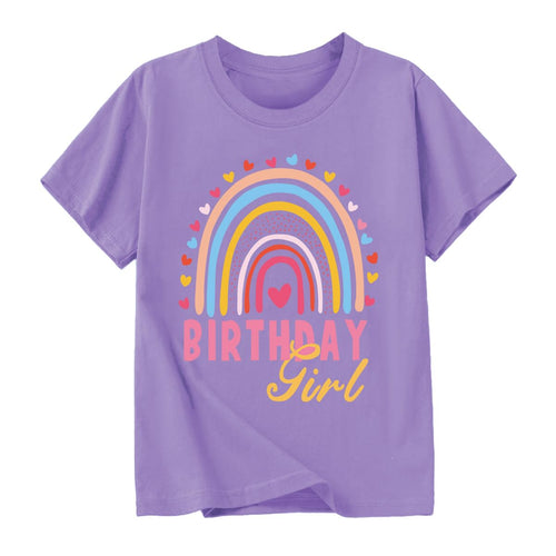 Birthday Girl T-Shirt for Kids – Cute 100% Cotton Tee for Girls Ages 2–9
