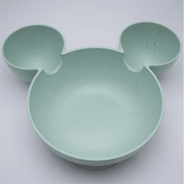 Kids Cartoon Mouse Bowl | Eco-Friendly Wheat Straw Tableware for Toddlers
