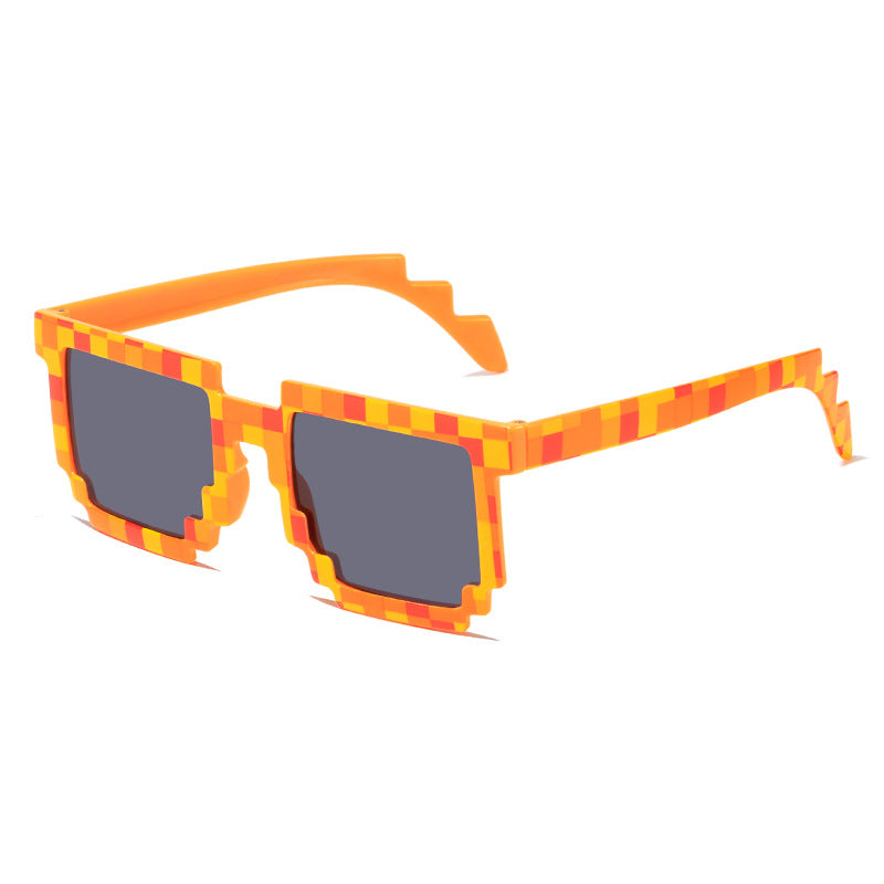 Building Blocks Mosaic Sunglasses – Fun UV Protection for Kids & Teens