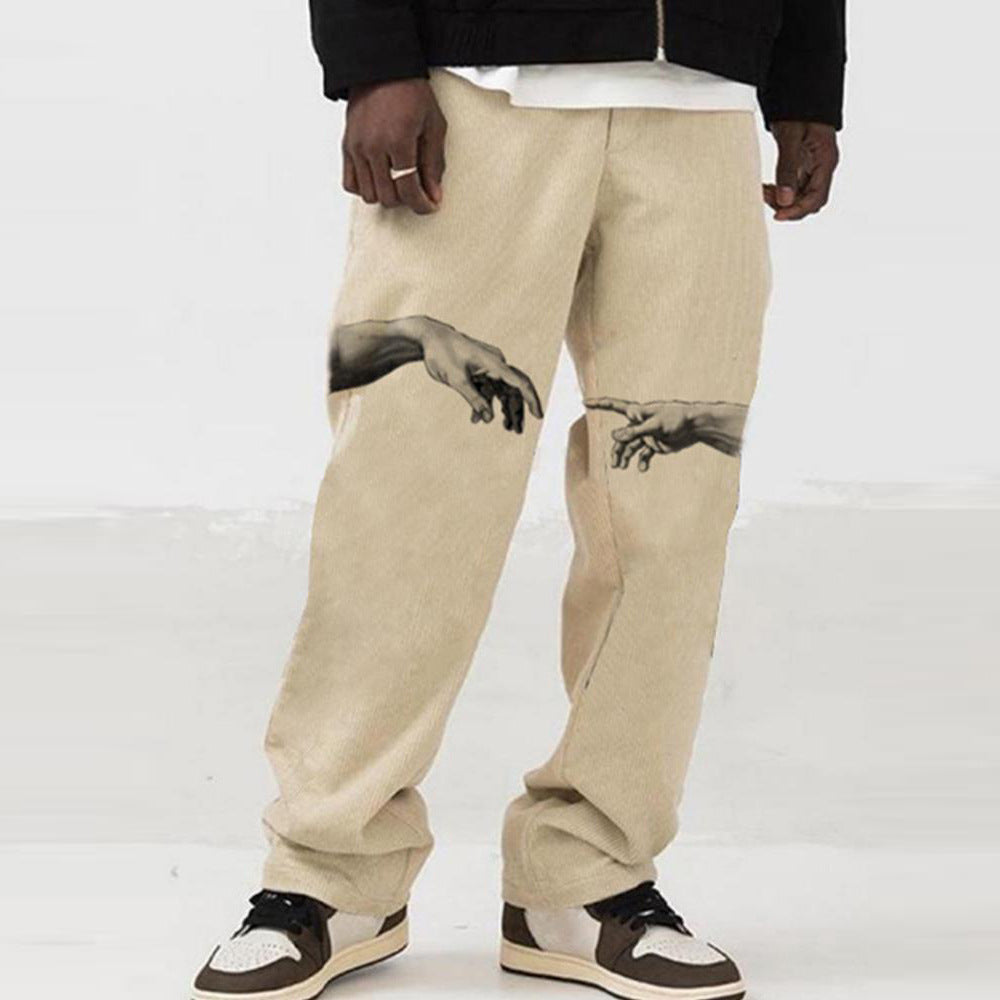 Straight-Leg Casual Trousers for Teens & Young Adults – Loose Fit Street Style