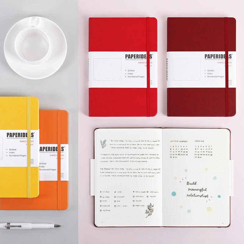 The Everyday Journal | A5 Strapped Notepad with Leather Cover