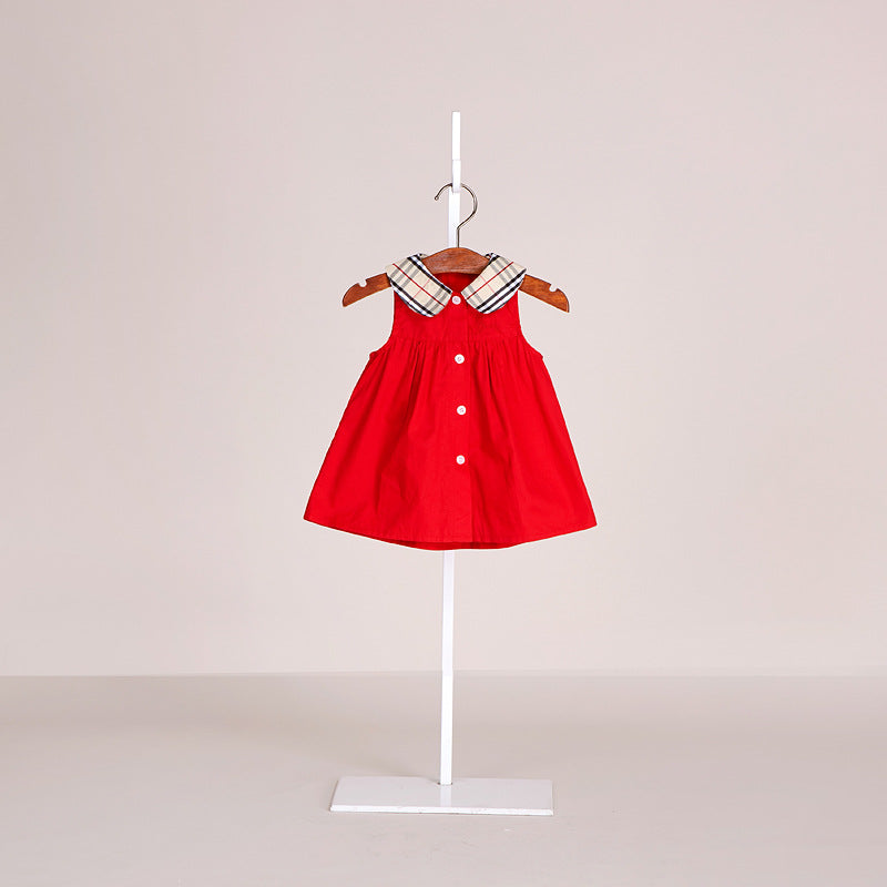 Girls' Cotton Dress – Toddler & Baby (Ages 1–3)