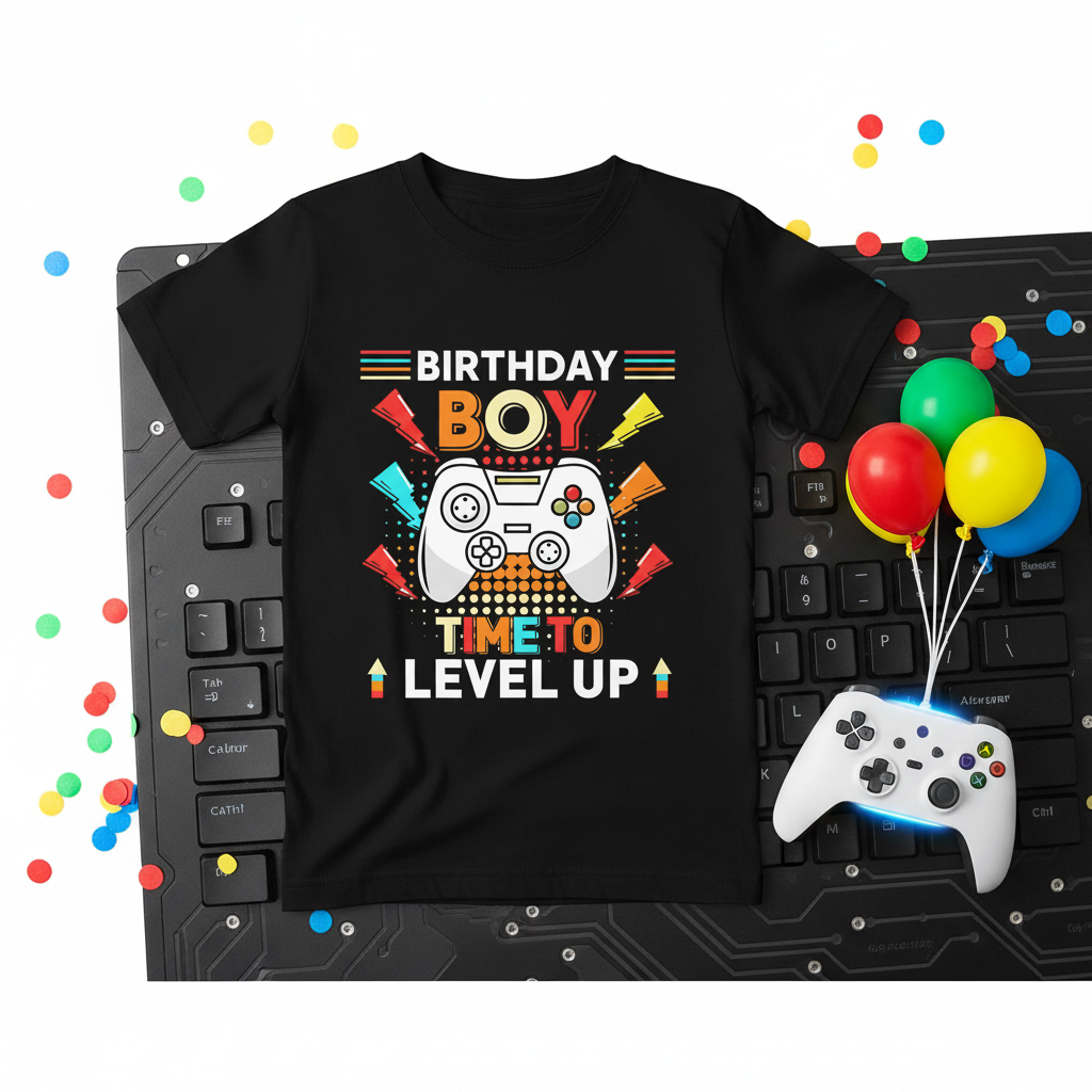 3D Graphic T-Shirt for Kids & Teens | Bold Print Tee for Boys & Girls Ages 6-16