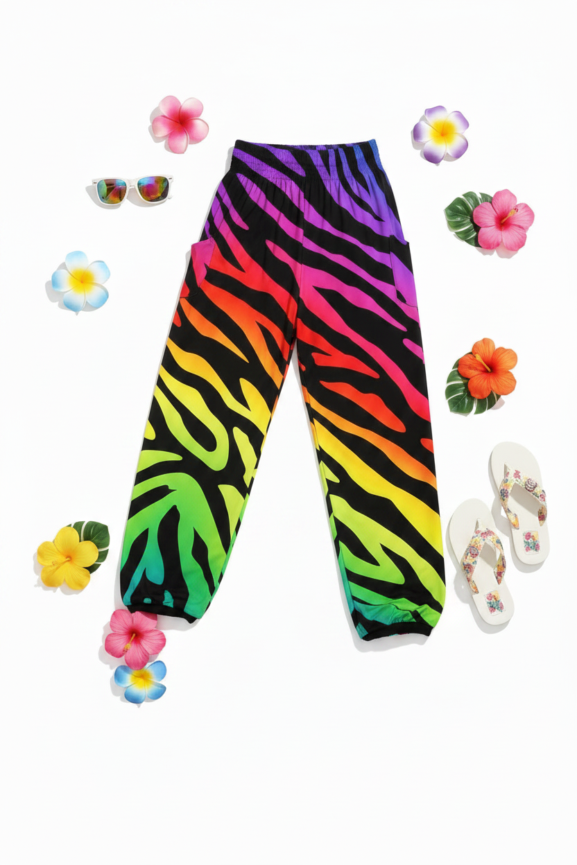 Girls Harem Jogger Pants | Confetti Kids Co. Soft Baggy Sweatpants with Pockets