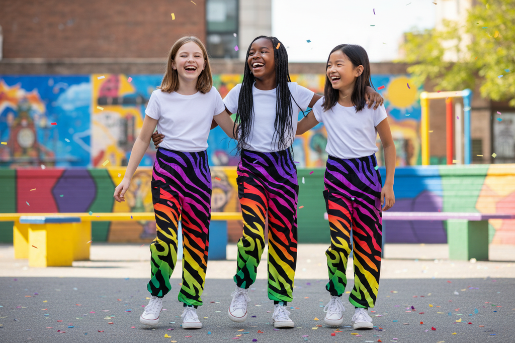 Girls Harem Jogger Pants | Confetti Kids Co. Soft Baggy Sweatpants with Pockets