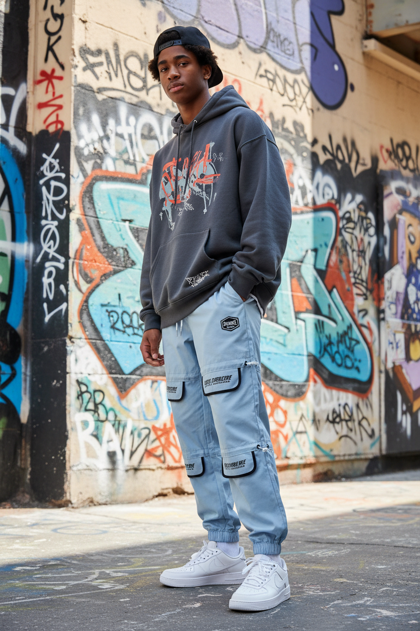 Cargo Jogger Pants for Teen Boys | Soft Cotton Streetwear Joggers
