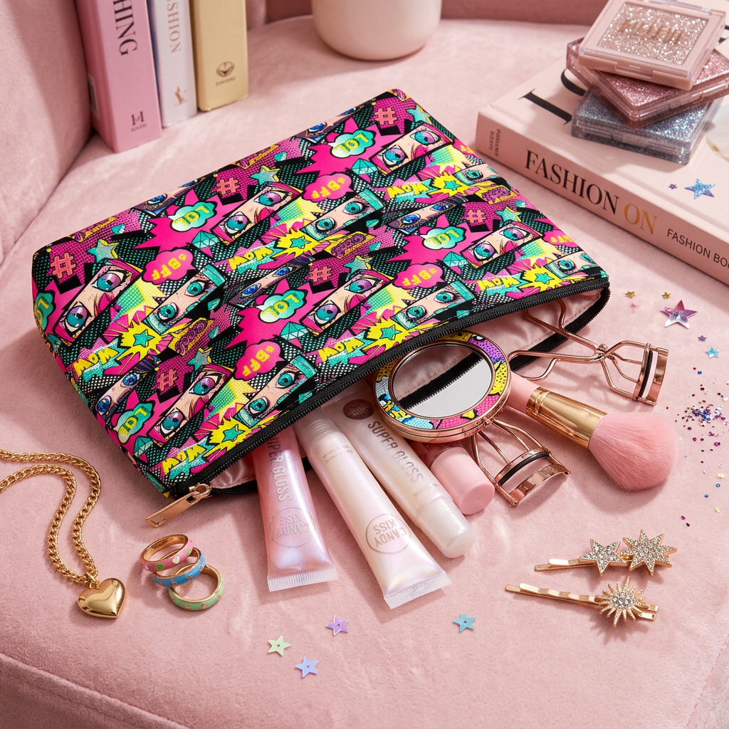 BFF Makeup Bag – Cute Gift for Best Friends, Teen Girls