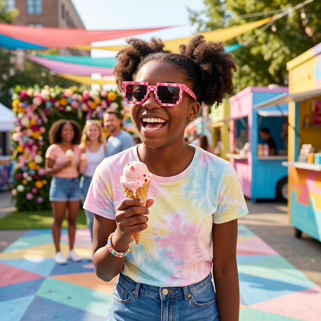 Building Blocks Mosaic Sunglasses – Fun UV Protection for Kids & Teens