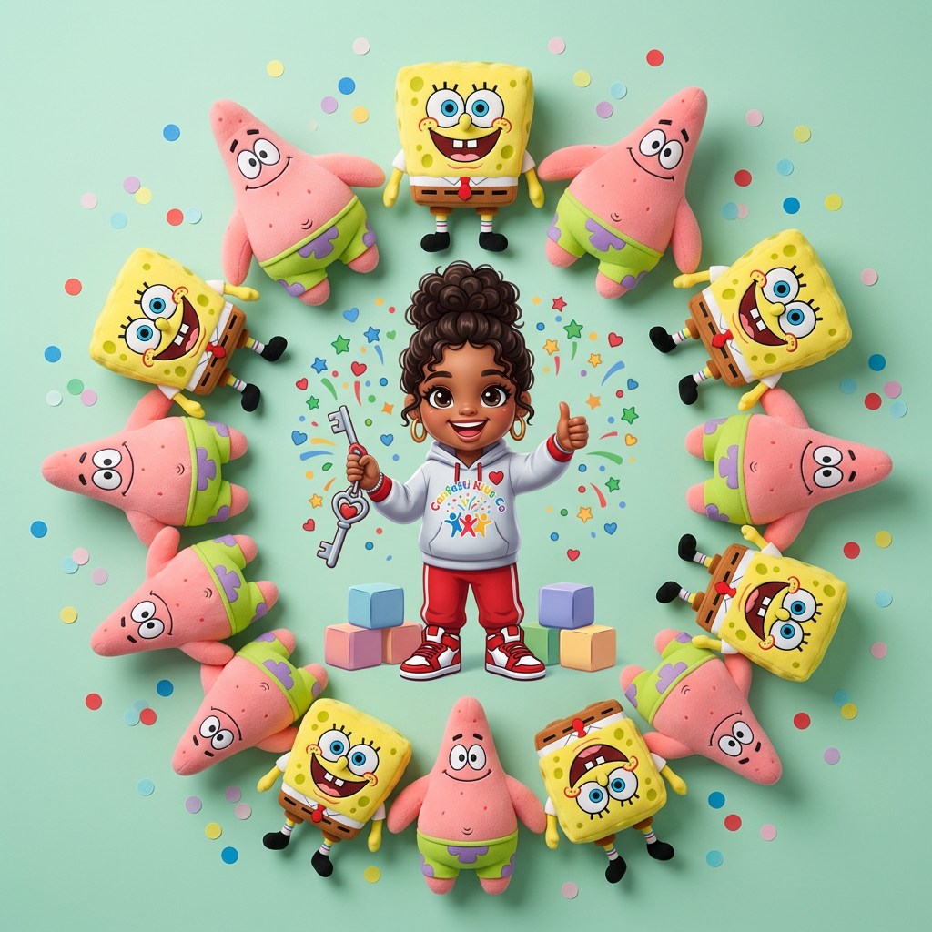 SpongeBob Plush Toy Patrick Star for Kids' Gifts