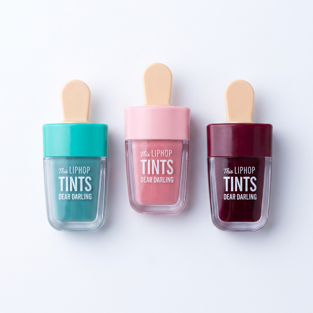 Ice Cream Lip Gloss Set – 6 Shades, 24-Piece Matte Velvet Moisturizing Lip Gloss