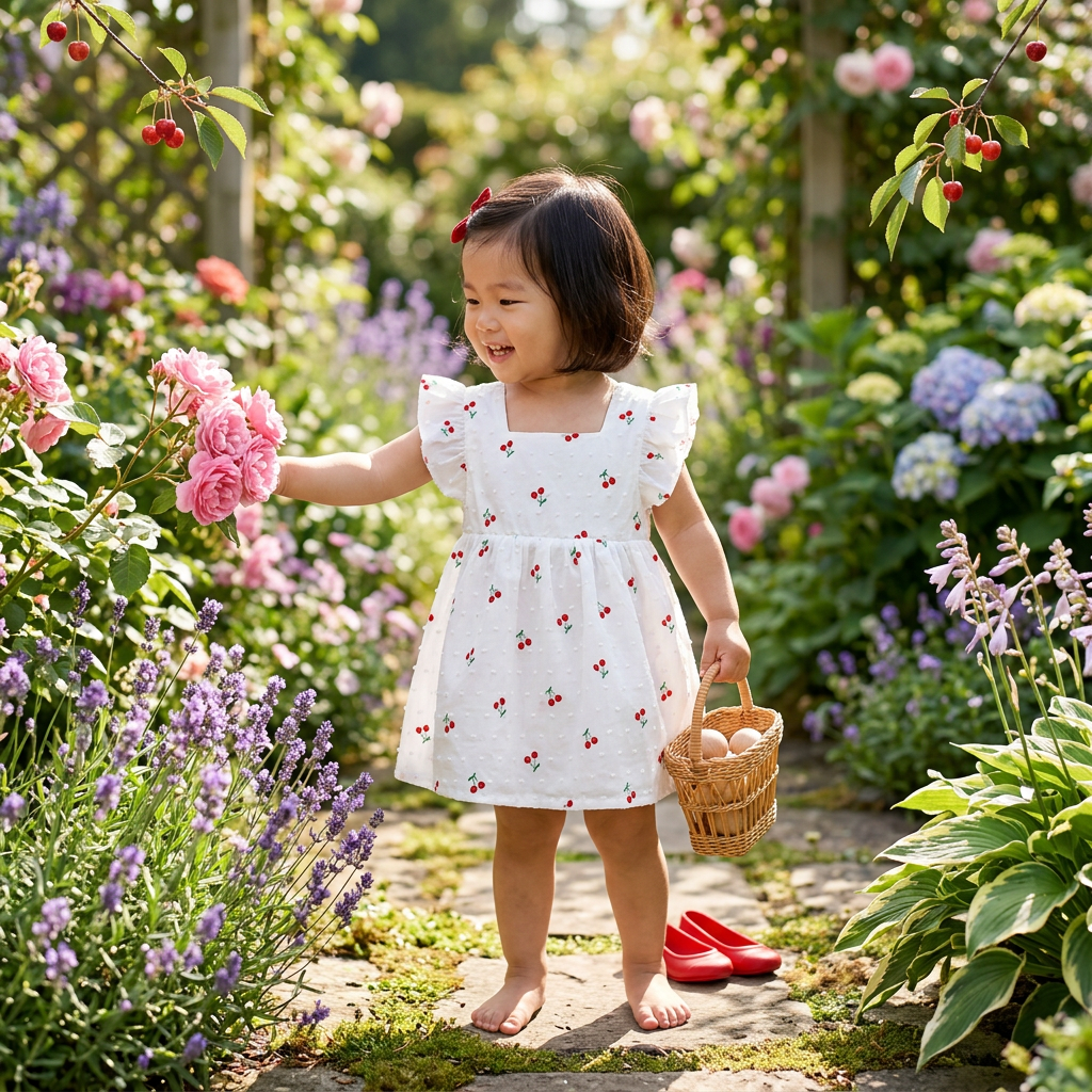 Cotton Summer Dress for Toddler Girls – Sleeveless Sundress Ages 1–3