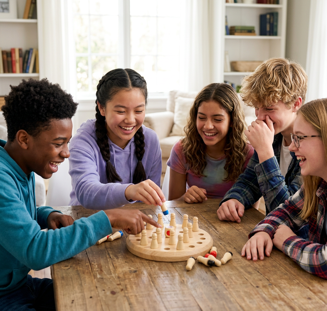 Wooden Memory Chess Puzzle Toy